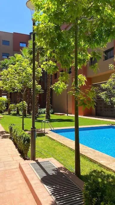 Stunning Appartement With A Swiming Pool 8Minutes To The Downtown Gueliz Marrakesh 0*,