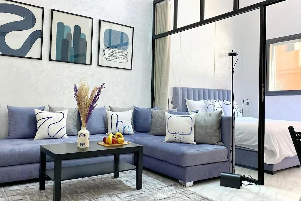 Stunning Appartement With A Swiming Pool 8Minutes To The Downtown Gueliz Marrakesh 0*,